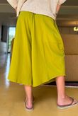 Oscar Pleat Culotte Olive